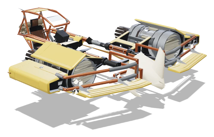 Reek three-quarter view - Star Wars Galactic Racer