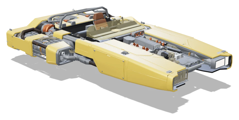 ARZ 41 Landspeeder in Star Wars Galactic Racer