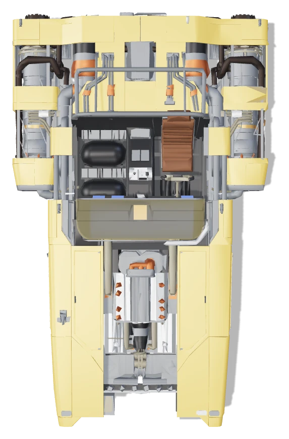 ARZ 41 top view - Star Wars Galactic Racer