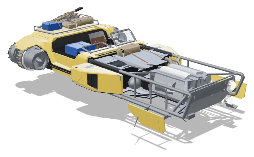 Vornskr Landspeeder in Star Wars Galactic Racer