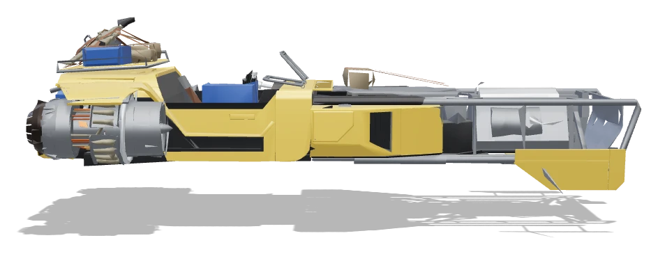 Vornskr side view - Star Wars Galactic Racer