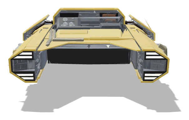 Zak'nee front view - Star Wars Galactic Racer