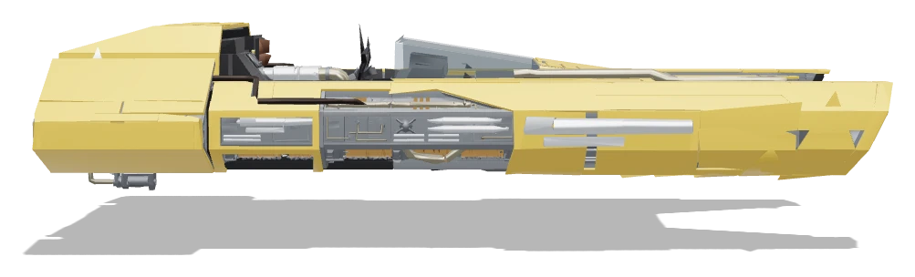 Zak'nee side view - Star Wars Galactic Racer