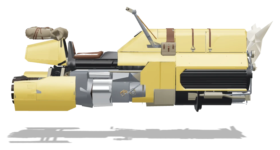 Novyok side view - Star Wars Galactic Racer