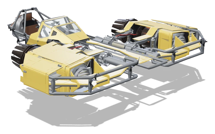 Rathtar Skim Speeder in Star Wars Galactic Racer