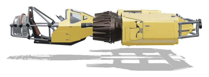 Rathtar side view - Star Wars Galactic Racer