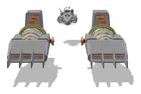 Dud Bolt's Podracer front view - Star Wars Galactic Racer