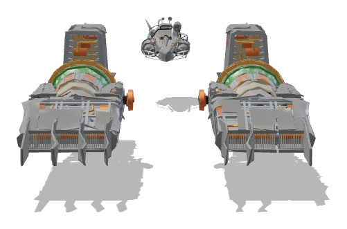 Dud Bolt's Podracer (Aged) front view - Star Wars Galactic Racer