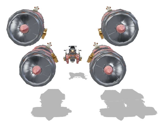 Ben Quadinaros's Podracer front view - Star Wars Galactic Racer