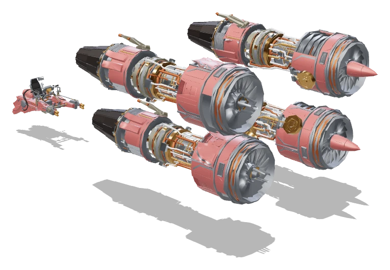 Ben Quadinaros's Podracer (Aged) Podracer in Star Wars Galactic Racer
