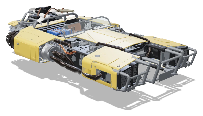 Jakobeast Landspeeder in Star Wars Galactic Racer