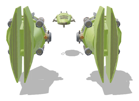 Gasgano's Podracer front view - Star Wars Galactic Racer