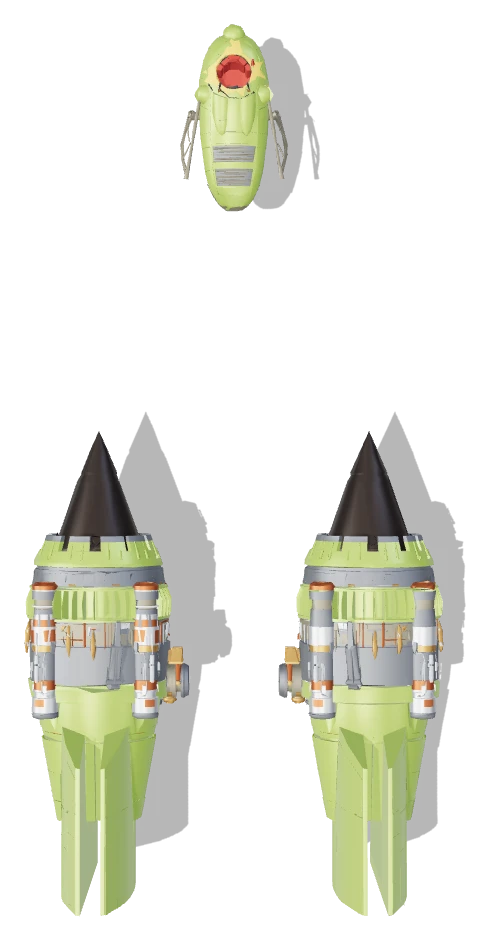 Gasgano's Podracer top view - Star Wars Galactic Racer