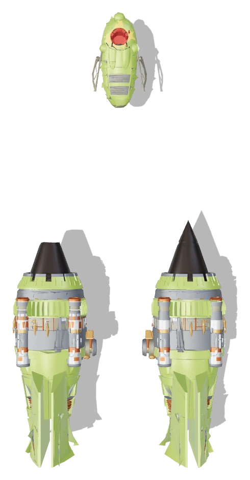 Gasgano's Podracer (Aged) top view - Star Wars Galactic Racer