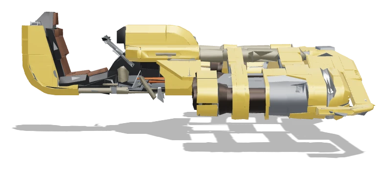 HC-8 side view - Star Wars Galactic Racer