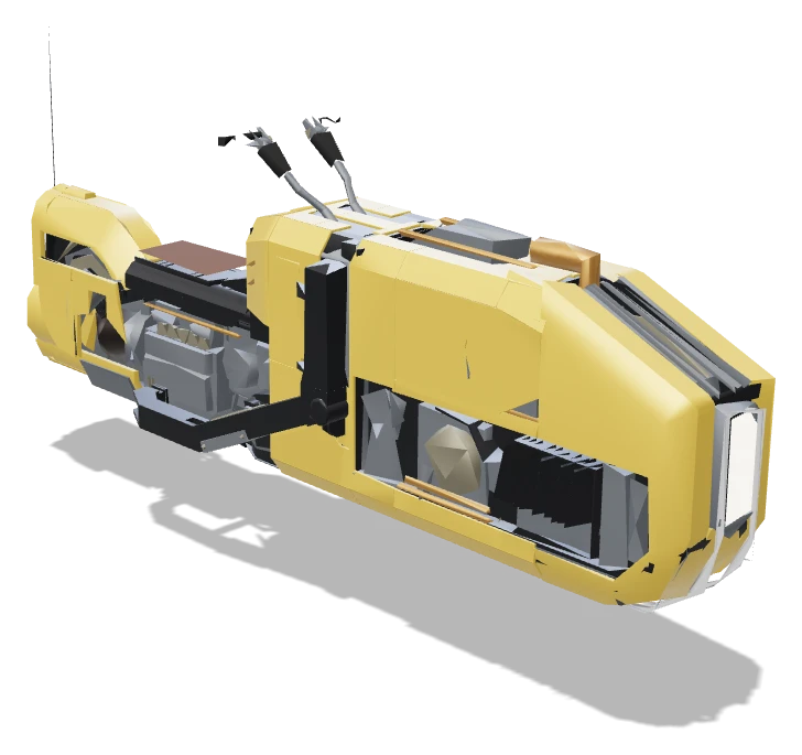 KO-5 three-quarter view - Star Wars Galactic Racer