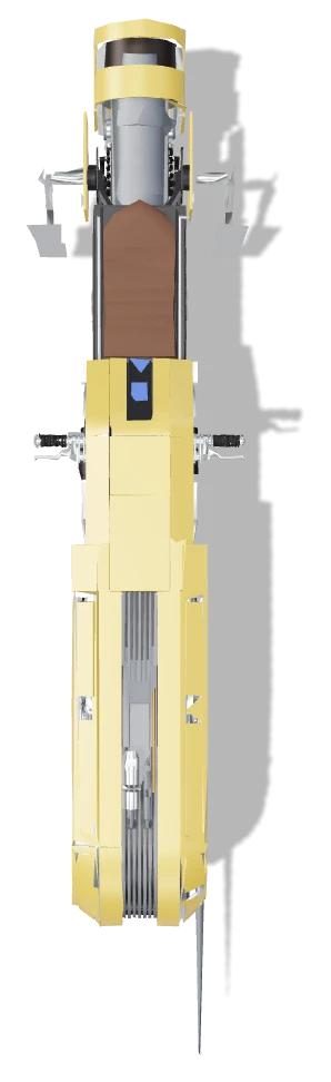 AM-1 top view - Star Wars Galactic Racer