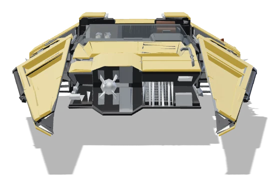 Dre'shi front view - Star Wars Galactic Racer