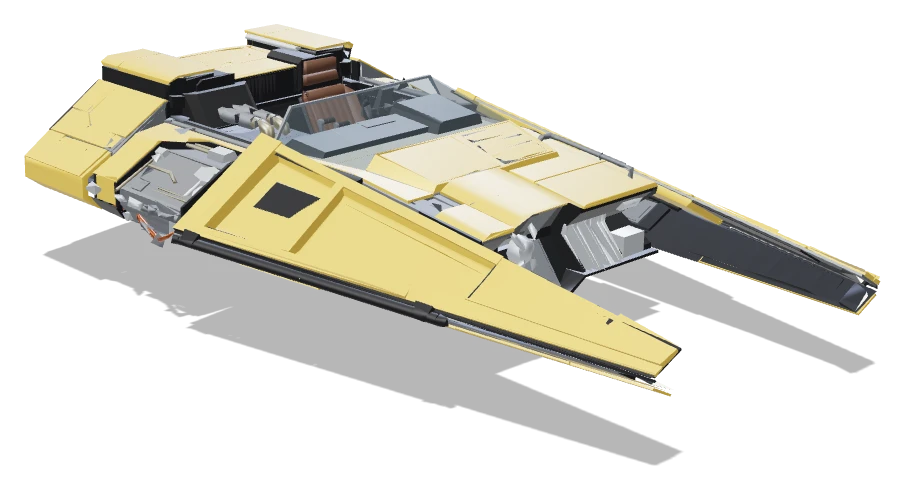 Dre'shi three-quarter view - Star Wars Galactic Racer