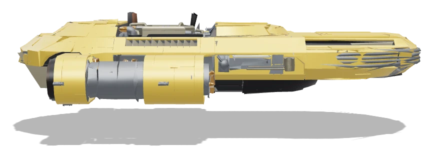 WI-9 side view - Star Wars Galactic Racer