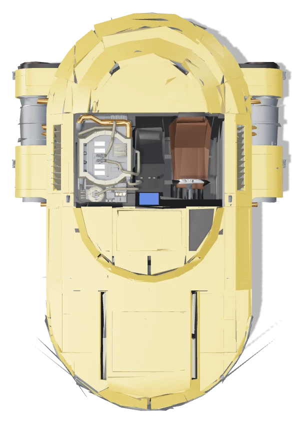 WI-9 top view - Star Wars Galactic Racer