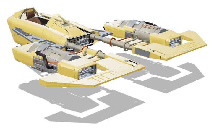 MSM 04 Skim Speeder in Star Wars Galactic Racer