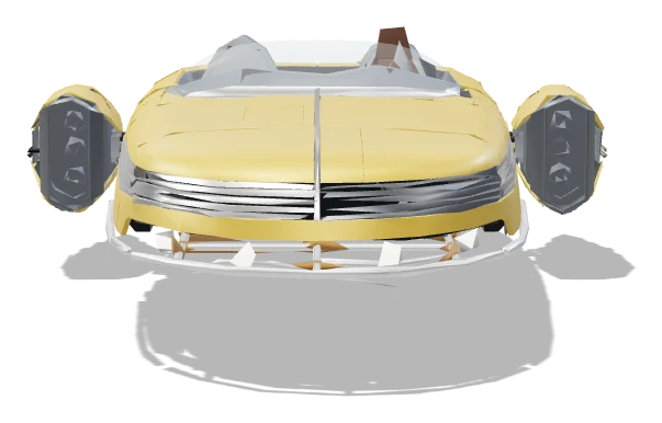 Magus front view - Star Wars Galactic Racer