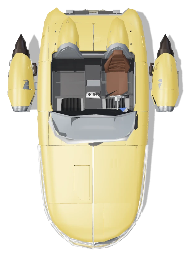 Magus top view - Star Wars Galactic Racer