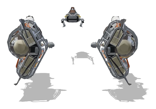 Shade's Podracer front view - Star Wars Galactic Racer