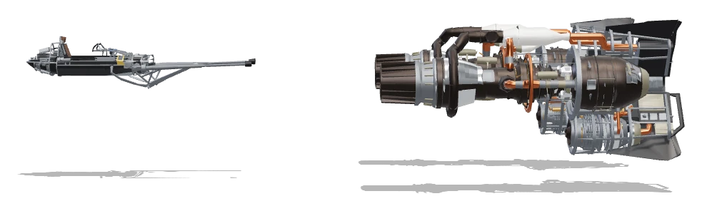 Shade's Podracer side view - Star Wars Galactic Racer