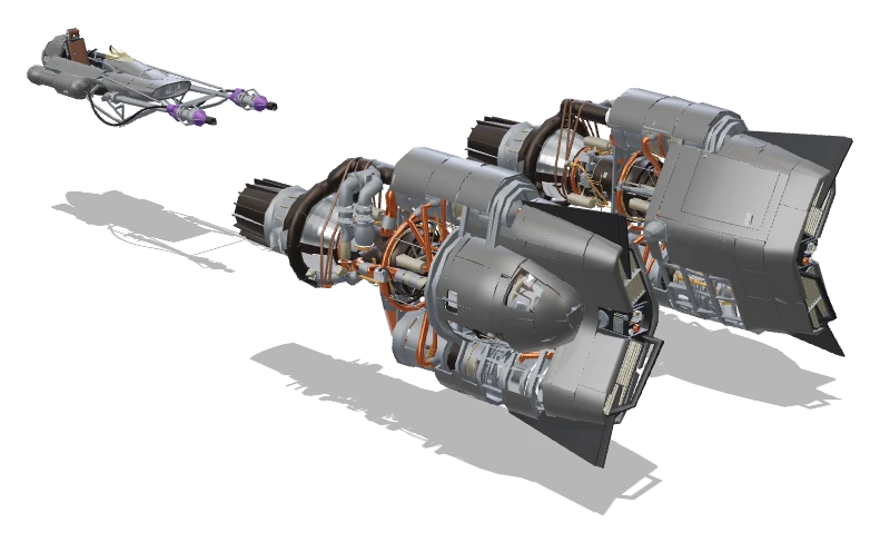 Shade's Podracer (Phase 3) Podracer in Star Wars Galactic Racer