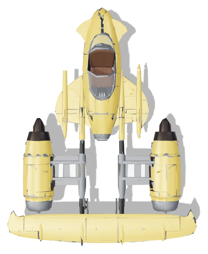 Cesca top view - Star Wars Galactic Racer