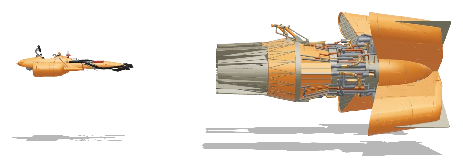 Sebulba's Podracer side view - Star Wars Galactic Racer