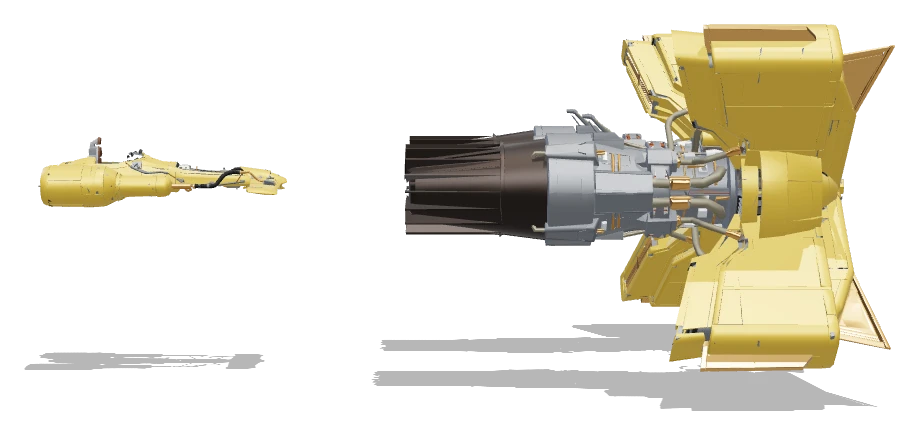 Kestar Bool's Podracer side view - Star Wars Galactic Racer