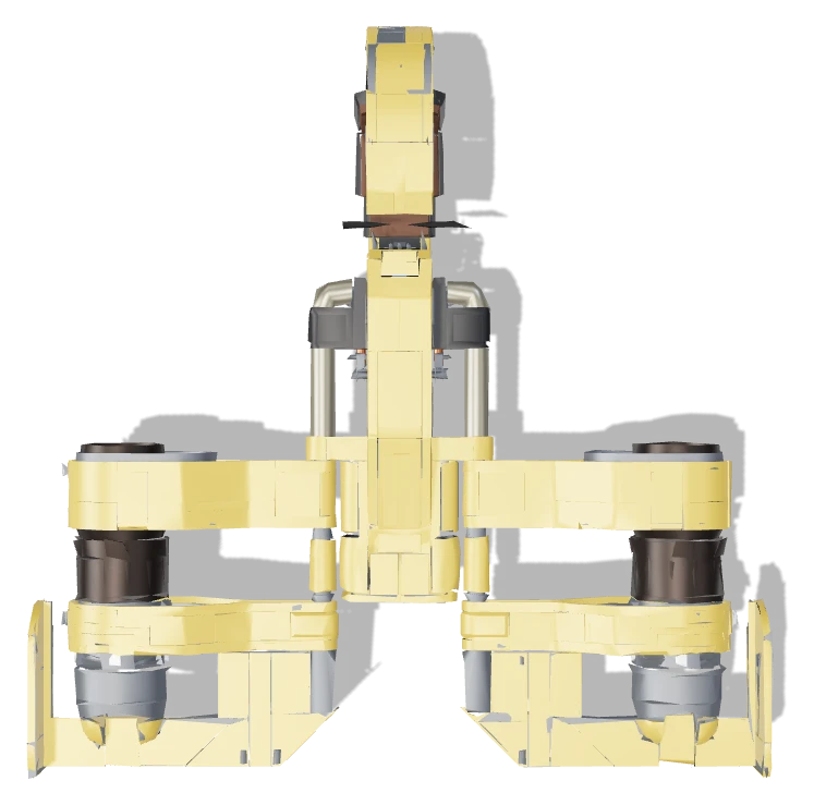 SU-3 top view - Star Wars Galactic Racer