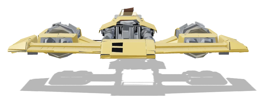 SAH 66 front view - Star Wars Galactic Racer