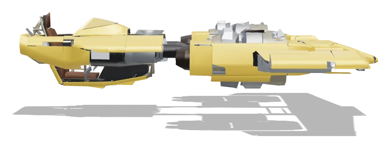 SAH 66 side view - Star Wars Galactic Racer