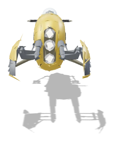 Kreed front view - Star Wars Galactic Racer