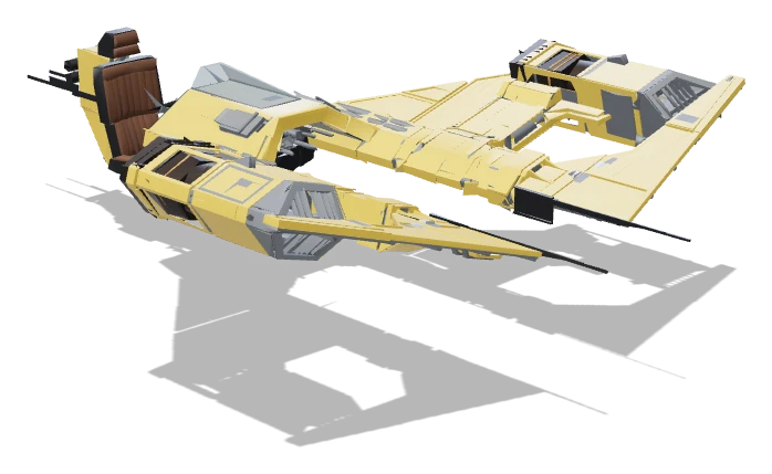 Ta'han three-quarter view - Star Wars Galactic Racer