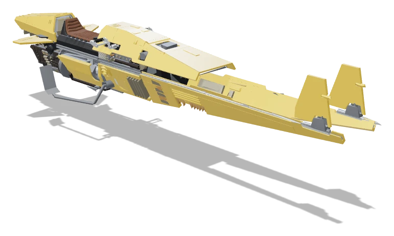 Pel'ake three-quarter view - Star Wars Galactic Racer