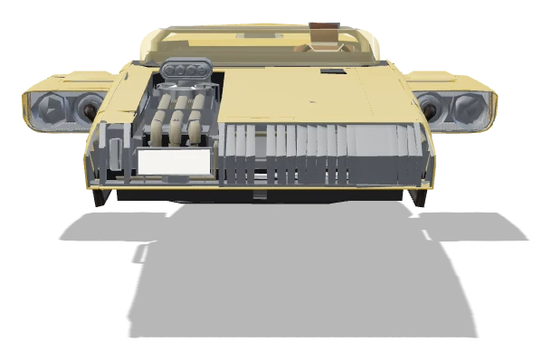 KJC 99 front view - Star Wars Galactic Racer