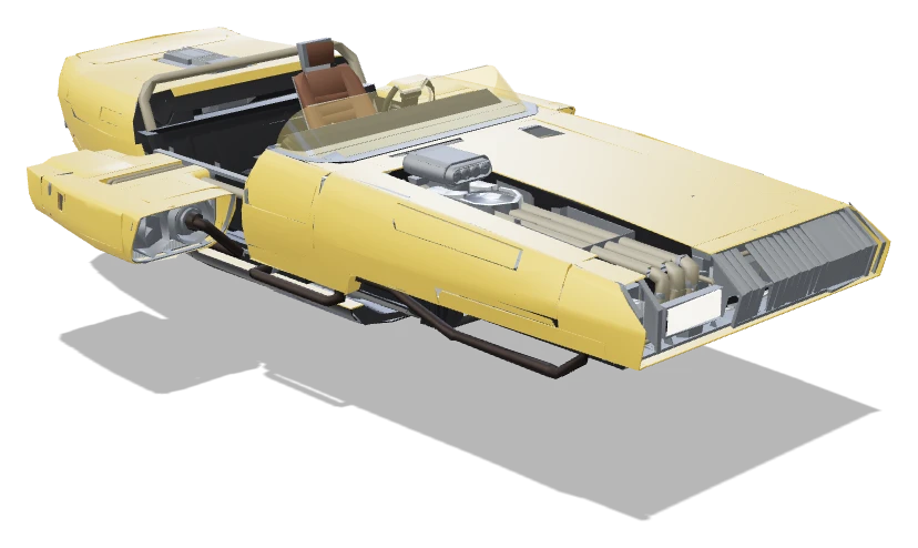 KJC 99 Landspeeder in Star Wars Galactic Racer