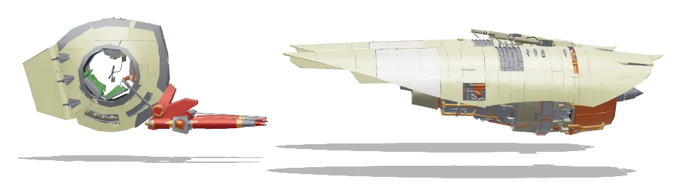 Teemto Pagalies's Podracer side view - Star Wars Galactic Racer