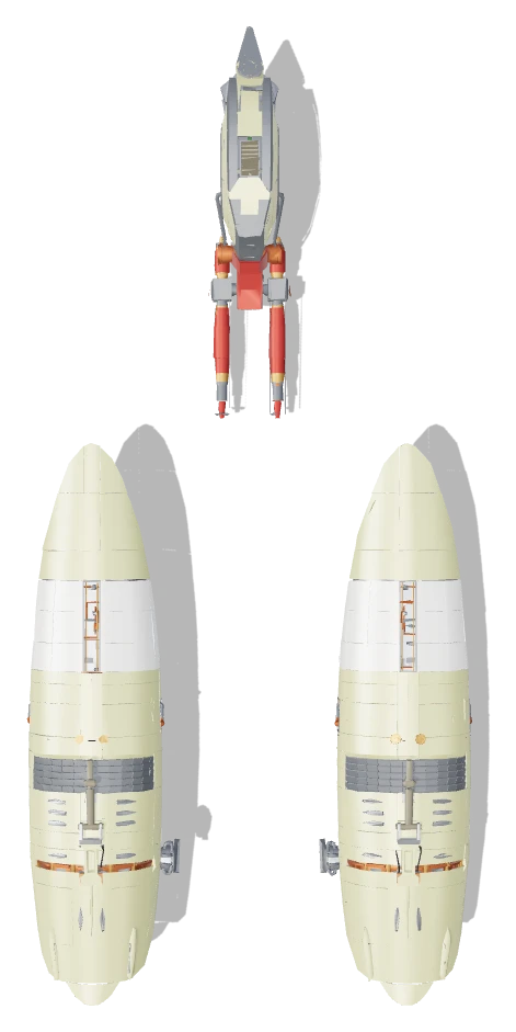 Teemto Pagalies's Podracer top view - Star Wars Galactic Racer
