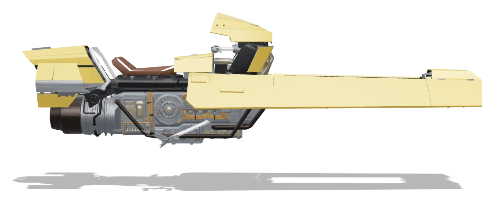 RAR 27 side view - Star Wars Galactic Racer