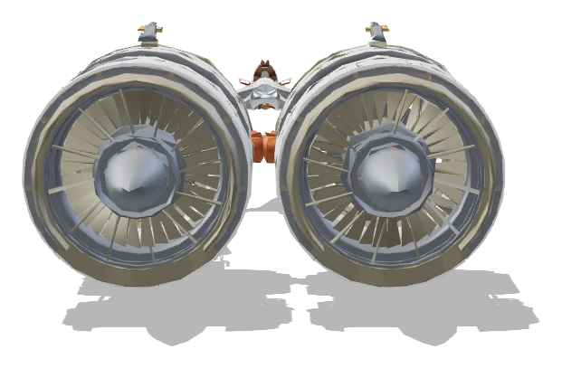 Ody Mandrell's Podracer front view - Star Wars Galactic Racer