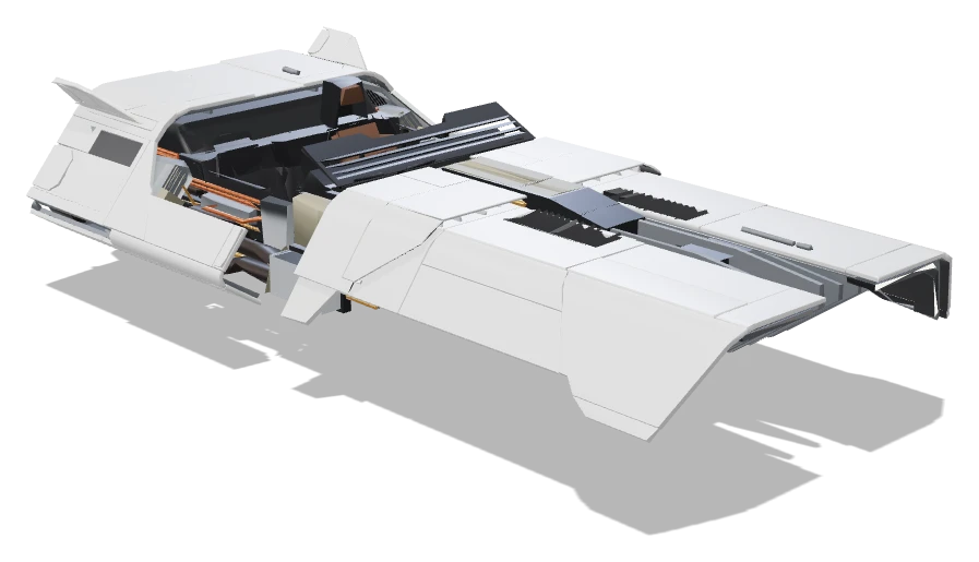Darc X three-quarter view - Star Wars Galactic Racer